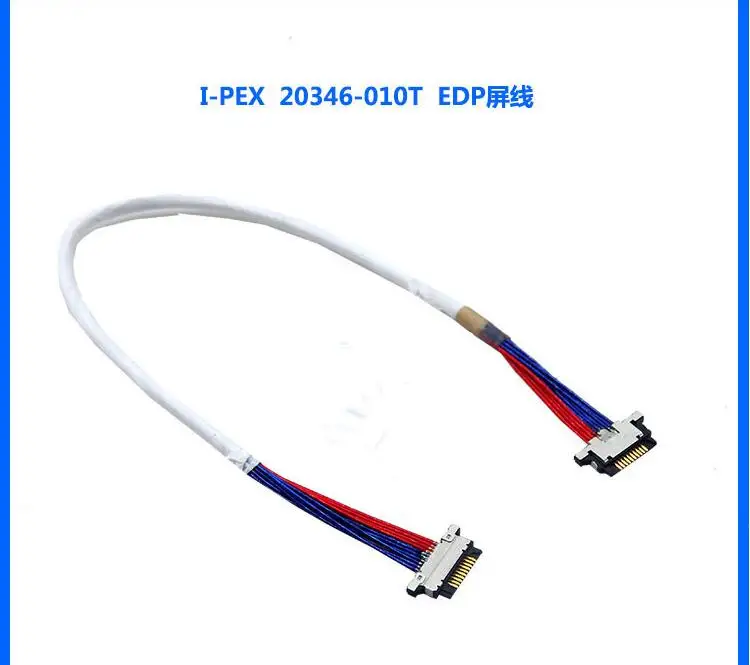 2 шт. I-PEX 20346-010 T коаксиальный кабель экран EDP кабель IPEX 20346 0,4 высокого разрешения 10 P двойная головка кабель 25 см SR300/R200 Камера кабель