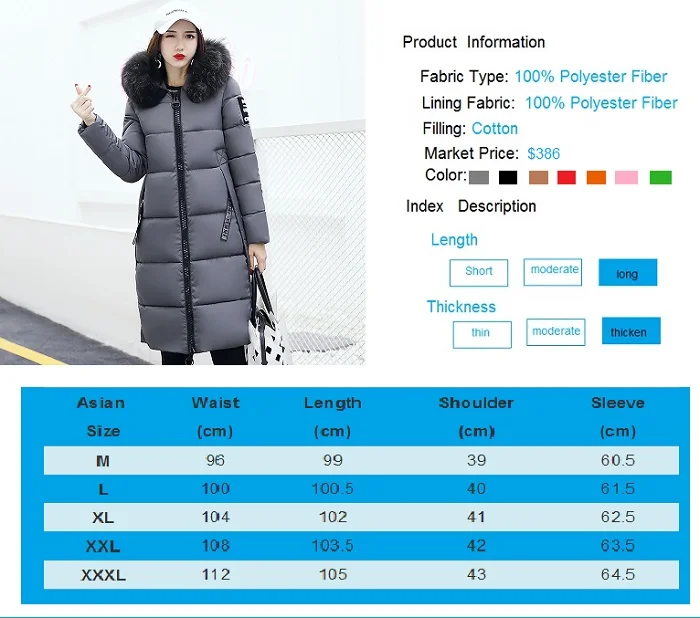 Winter Women Coat Jacket Warm High Quality Woman Jacket Winter Coat Hood Real  2017 New Winter Fashion+11 (1)