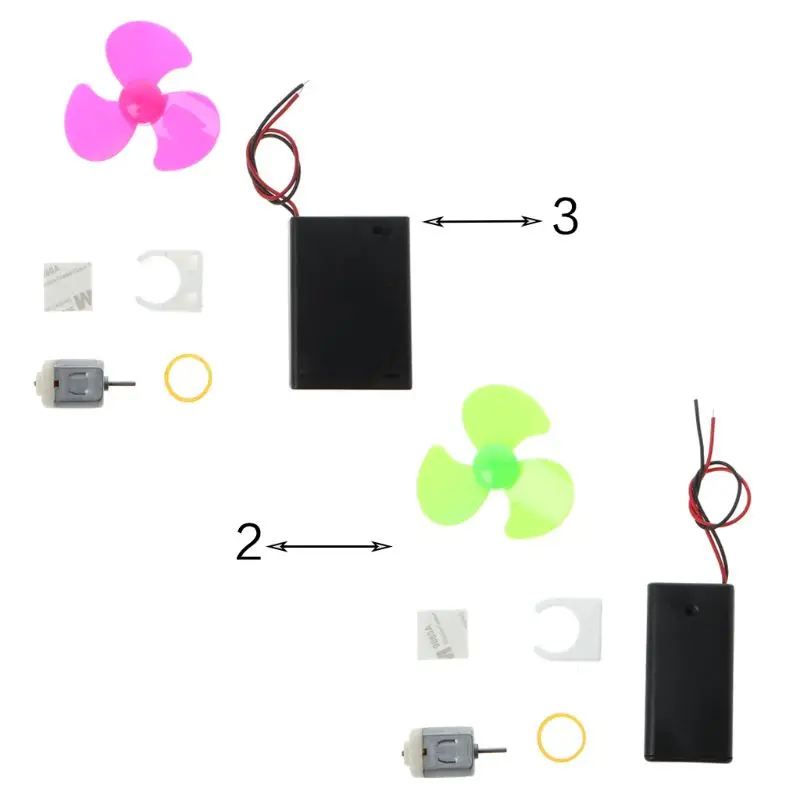 

Kids Handmade DIY Electric Fan Assembly Puzzle Kit Intelligence Science Experiment Educational Toy
