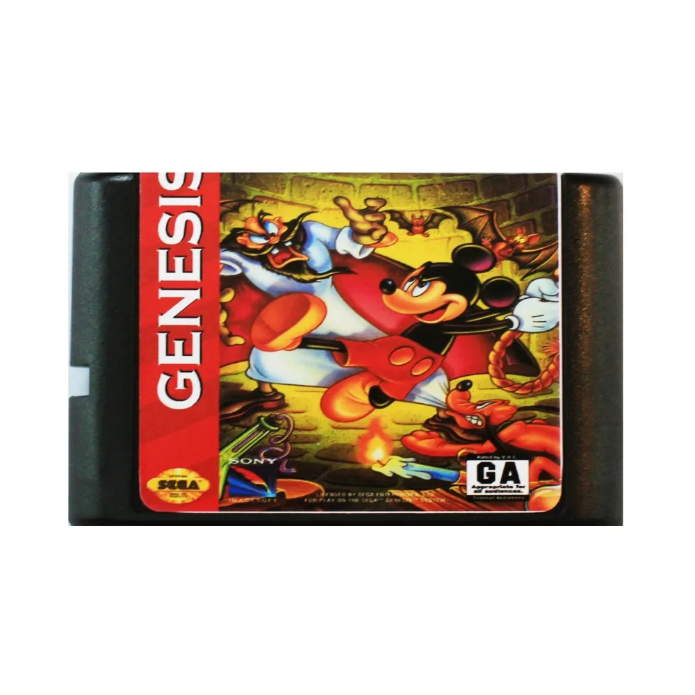 

Mickey Mania 16 bit MD Game Card For Sega Mega Drive For SEGA Genesis