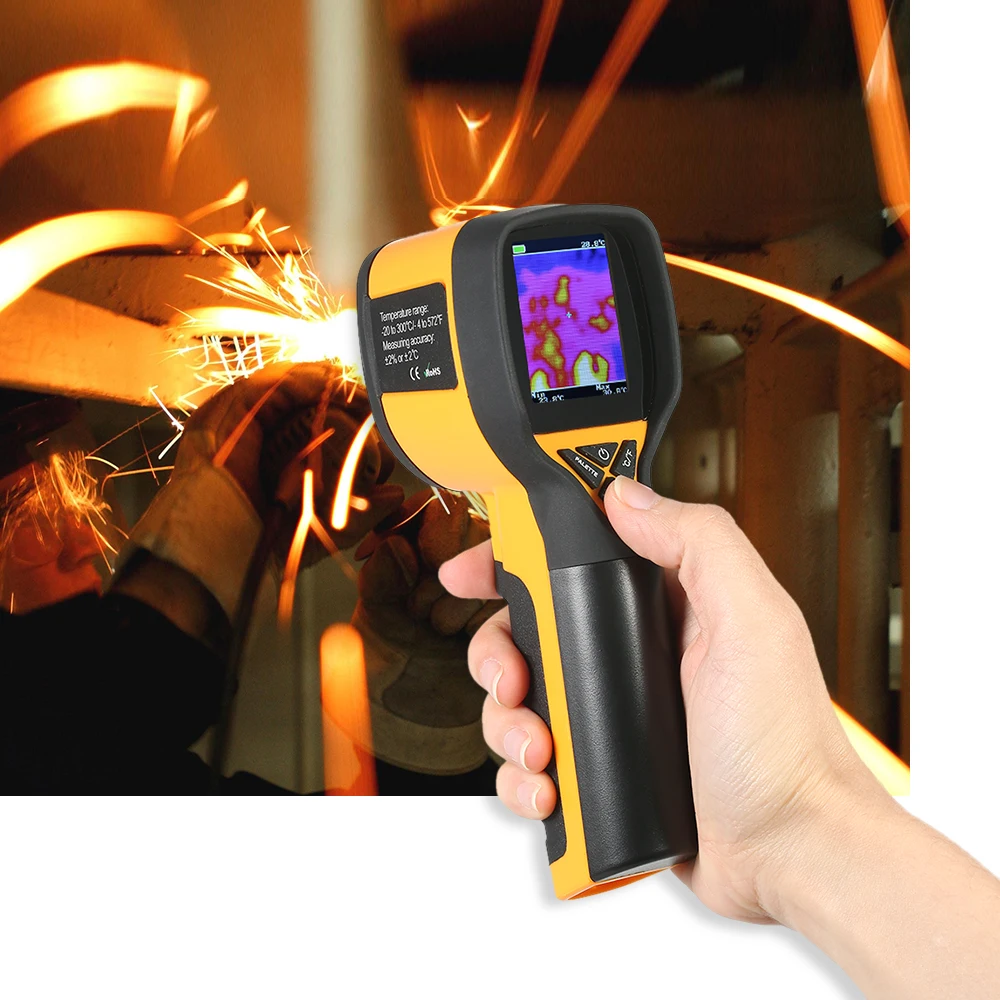 

Professional Digital Handheld Thermal Imaging Camera Infrared Thermometer temperature sensor simple safe operation Mini LCD