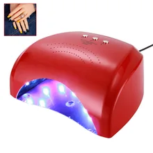 110 В/220 В УФ лампа 36 Вт Сушилка для ногтей УФ светодиодный светильник для сушилка для гель-лака лампа для ногтей Алмазная форма инструменты для дизайна ногтей адаптер ЕС/США