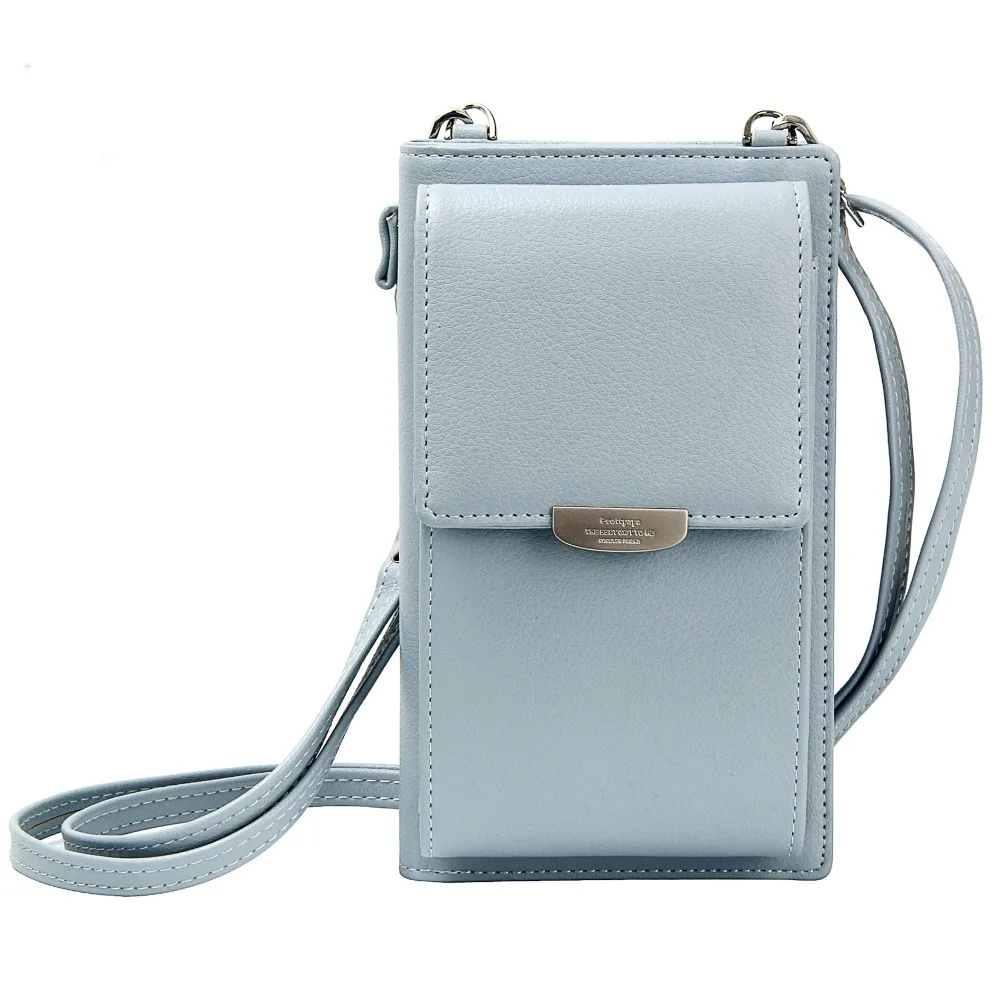 PU Leather Cell font b Phone b font Wallet Credit Card Holders Long Wallet Purse for