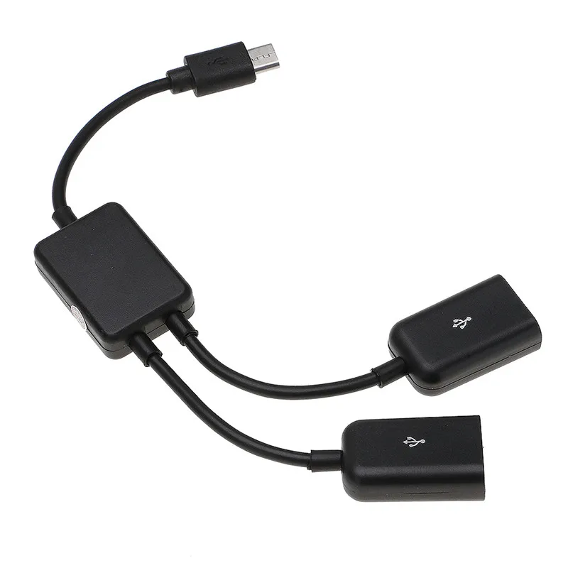 Адаптер OTG Micro USB на 2 порта 0 для Samsung Note Galaxy и других телефонов Android|otg usb adapter|otg adapter