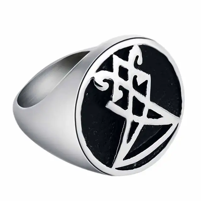 bague homme satan bague homme satan