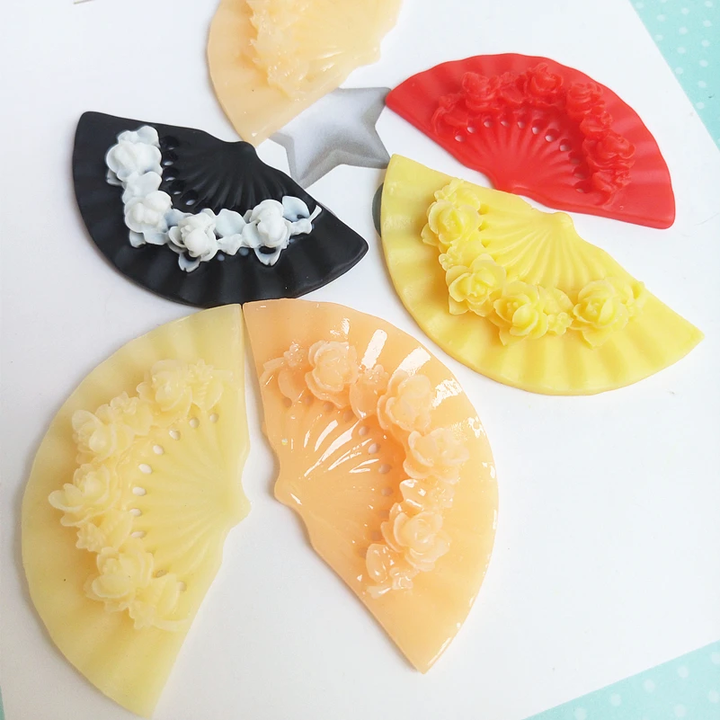 resin cabochon fan