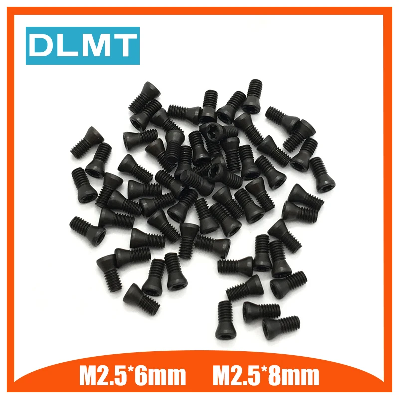 

M2.5*6mm M2.5*7mm M2.5*8mm 50Pcs CNC lathe tool spare screws Torx screws