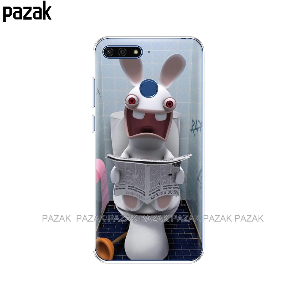 34359 Силиконовый чехол для huawei Y6, чехол для huawei Y6 Prime, чехол на заднюю панель, полный 360, Защитный Мягкий ТПУ, новинка - Цвет: 34359