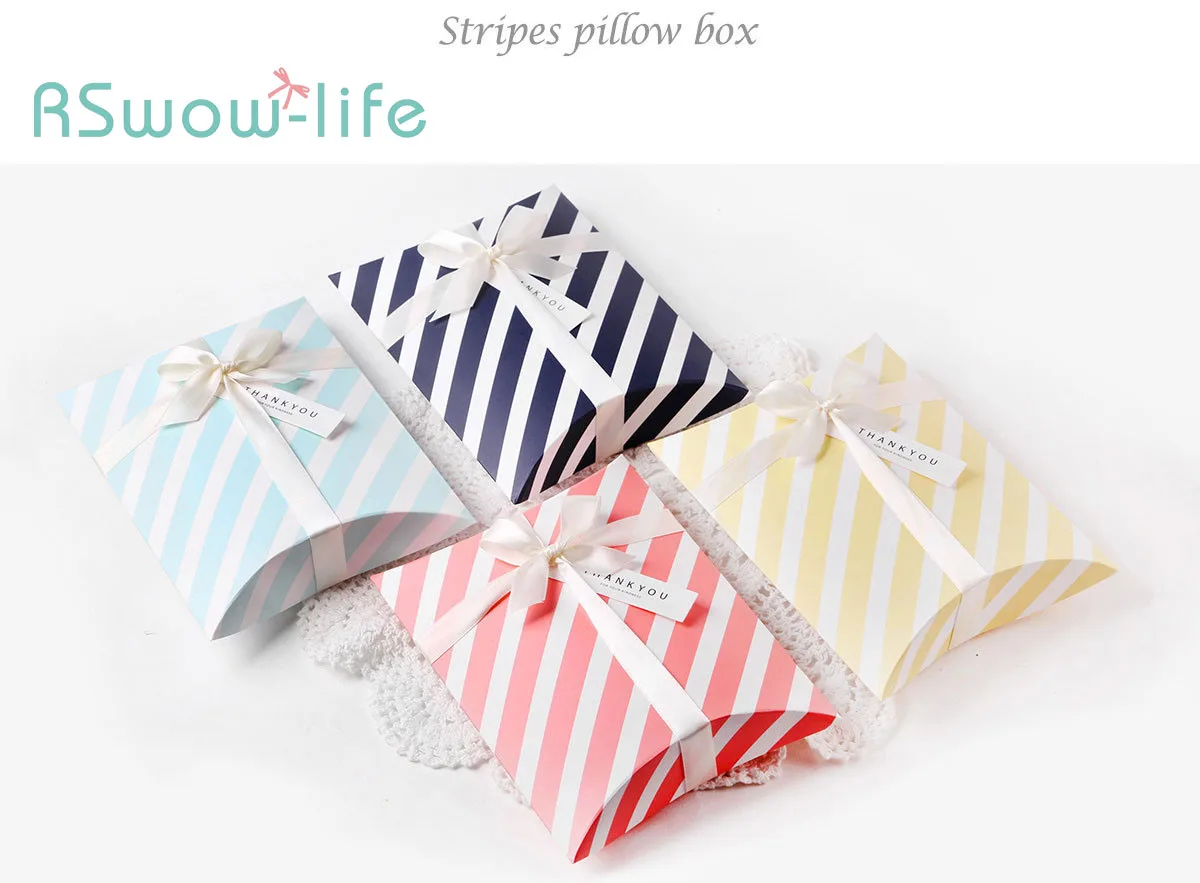 

3 PCS Small Gift Packing Box Folded Paper Candy Box Gift Boxes For Birthday Party Wedding Valentine's Day Candy Cookie Packaging