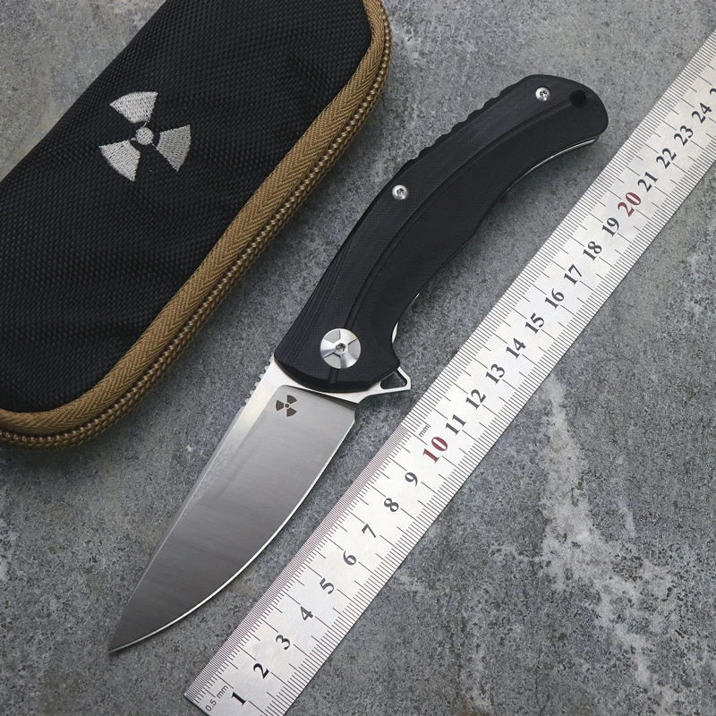 JK3215G10 складной нож с шариковым подшипником D2 лезвие G10 Ручка для кемпинга на