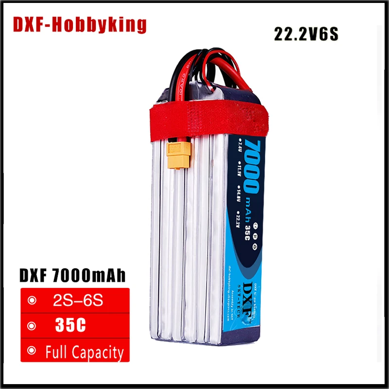 7000mAh 22 2V 6S 35C 70C RC Lipo font b Battery b font for RC Airplane