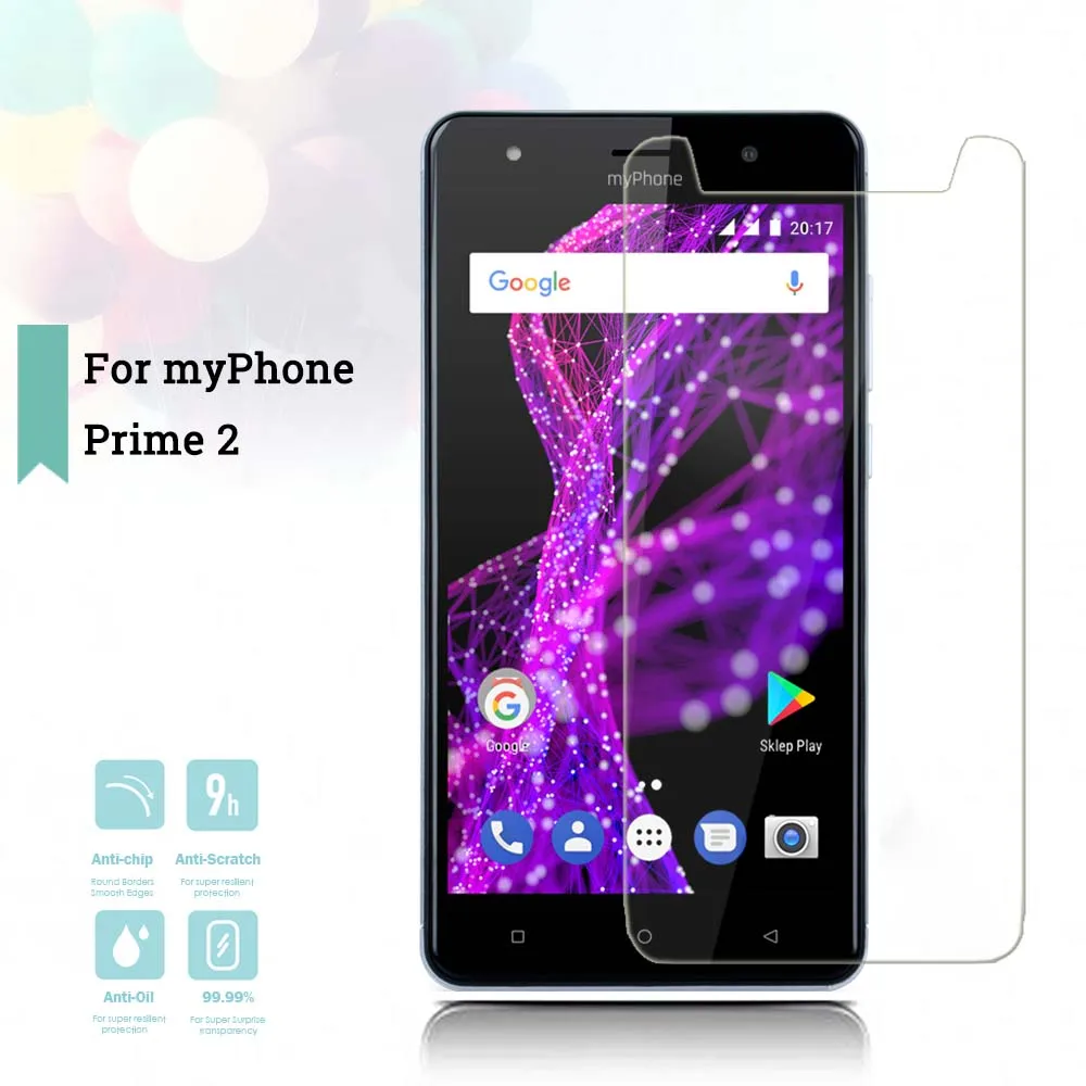 2.5D 0 26 мм Ультра тонкое закаленное стекло myPhone Prime 2 закаленная Защитная пленка для