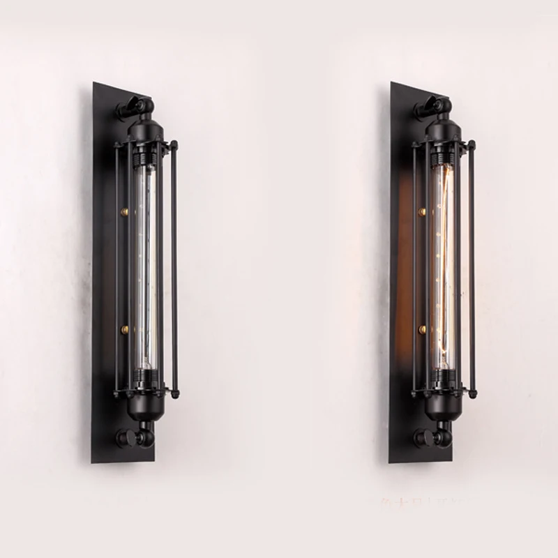 Винтажный светодиодный настенный светильник Эдисона, современный коридор, ретро промышленный E27 110-220 В, настенный светильник, светодиодный светильник для помещений с вольфрамовой лампой