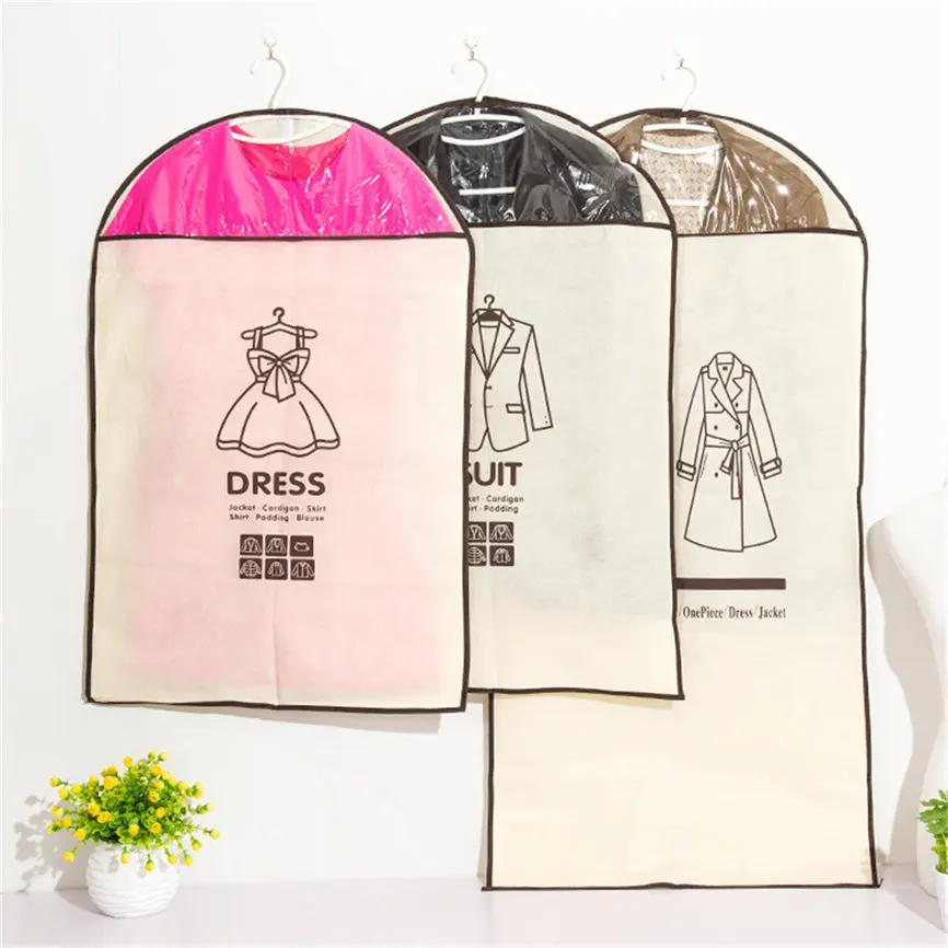 Dust Cover Breathable Suit Dust Cover Hanging Non Woven Fabric Garment