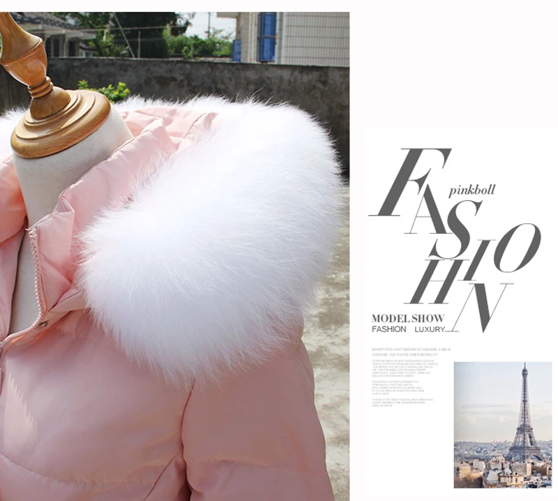 Белый Лисий воротник Женская мода натуральный мех шарф горячий черный мех для капюшона