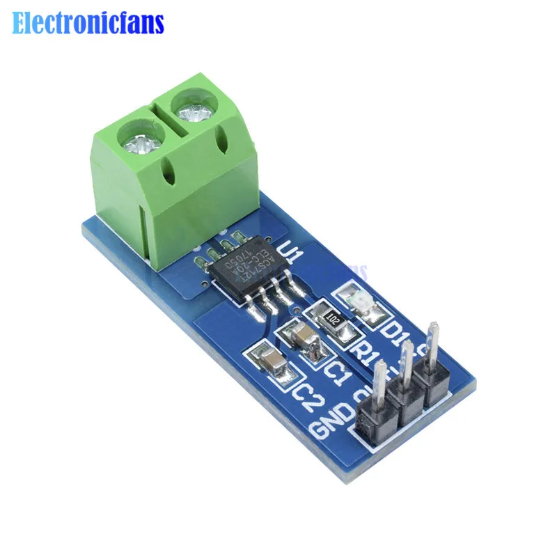 1 шт./лот модуль датчика тока Холла ACS712 20A модель для arduino