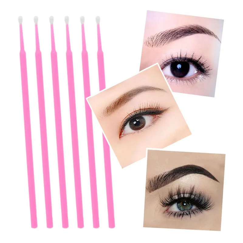 

Eye Lashes Curl Makeup Tools Set New Arrive 100 Pcs Cotton Swab +1Volume Small Gauze False Eyelash Extension Grafting Tools Kit