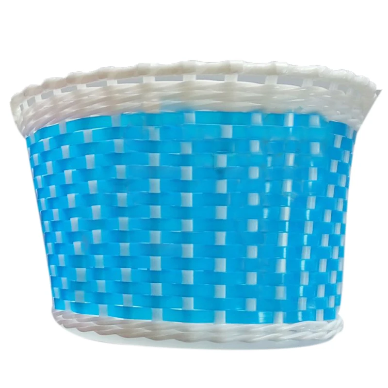 Children Bicycle basket Shopping basket Luggage carrier Handlebar basket Bike handle basket Blue