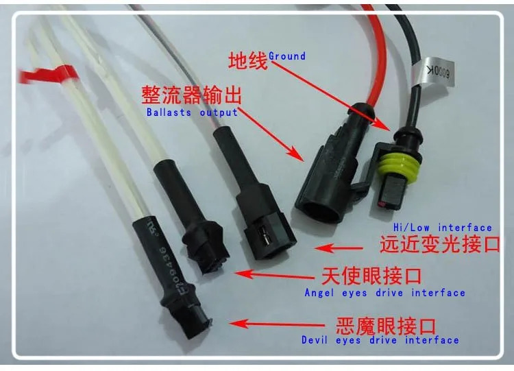 Цена, автомобильный Би-ксеноновый HID проектор, объектив, комплект HI/LOW светильник с ангельскими глазами и лампочкой+ 14 месяцев гарантии