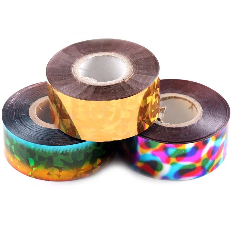 

1pcs/lot 2.5cm*100m Foils Finger DIY Nail Art Sticker Decal Transfer Stickers Tips Manicure Decoration