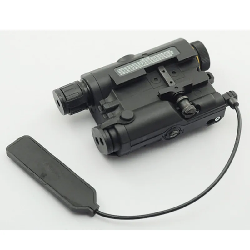AN/PEQ-15 rojo punto láser blanco LED linterna 270 lúmenes para el Rifle de caza de visión nocturna estándar de 20mm caja de la batería elemento - 5