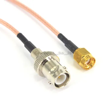 

(10 pieces/lot) Brand new RP SMA Plug male to RP BNC Jack female connector pigtail cable RG316 Extension cable 20CM