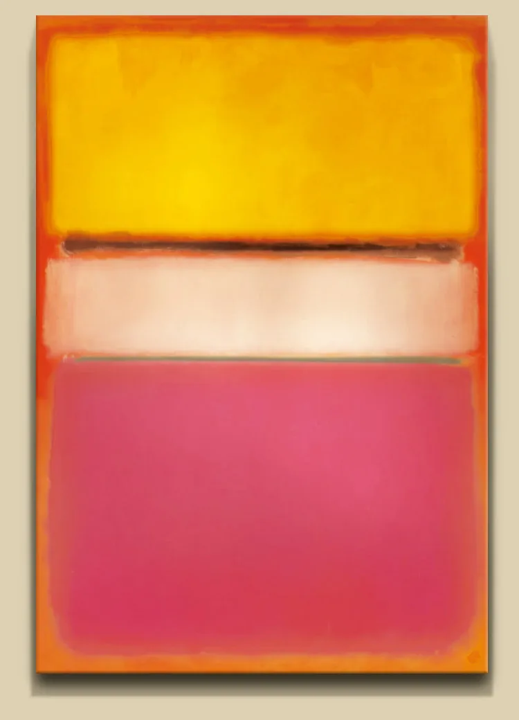 

Abstract red frameless corridor corridor porch vertical decoration paintings custom simple atmosphere large size oil painting