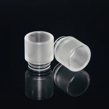 

810 Long Solid color Transparent resin Cool heart replacement drip tip