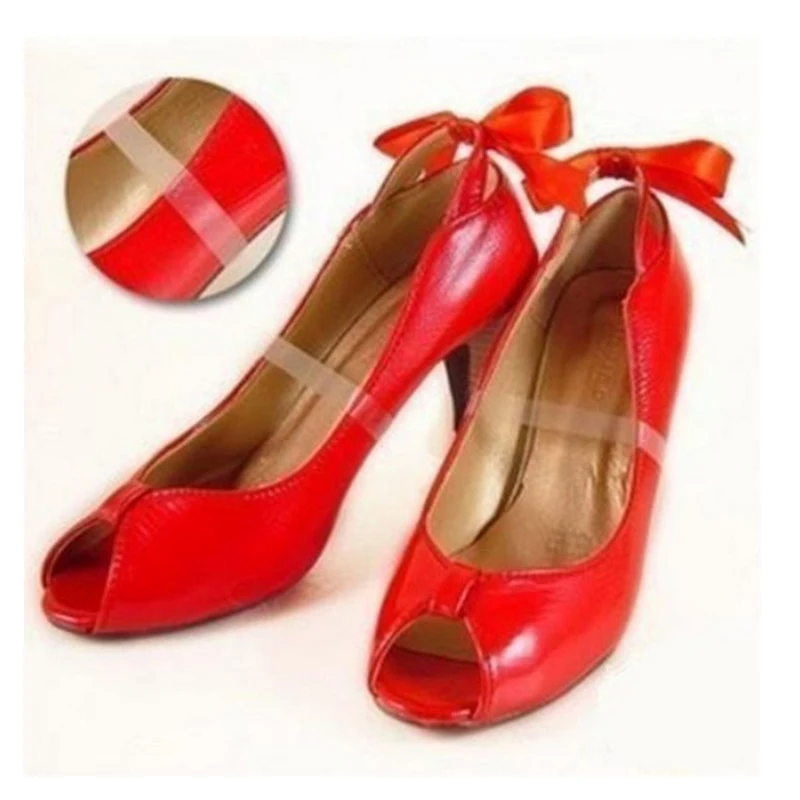 Woman high heel shoes strap sandals strap silicone invisible shoelace