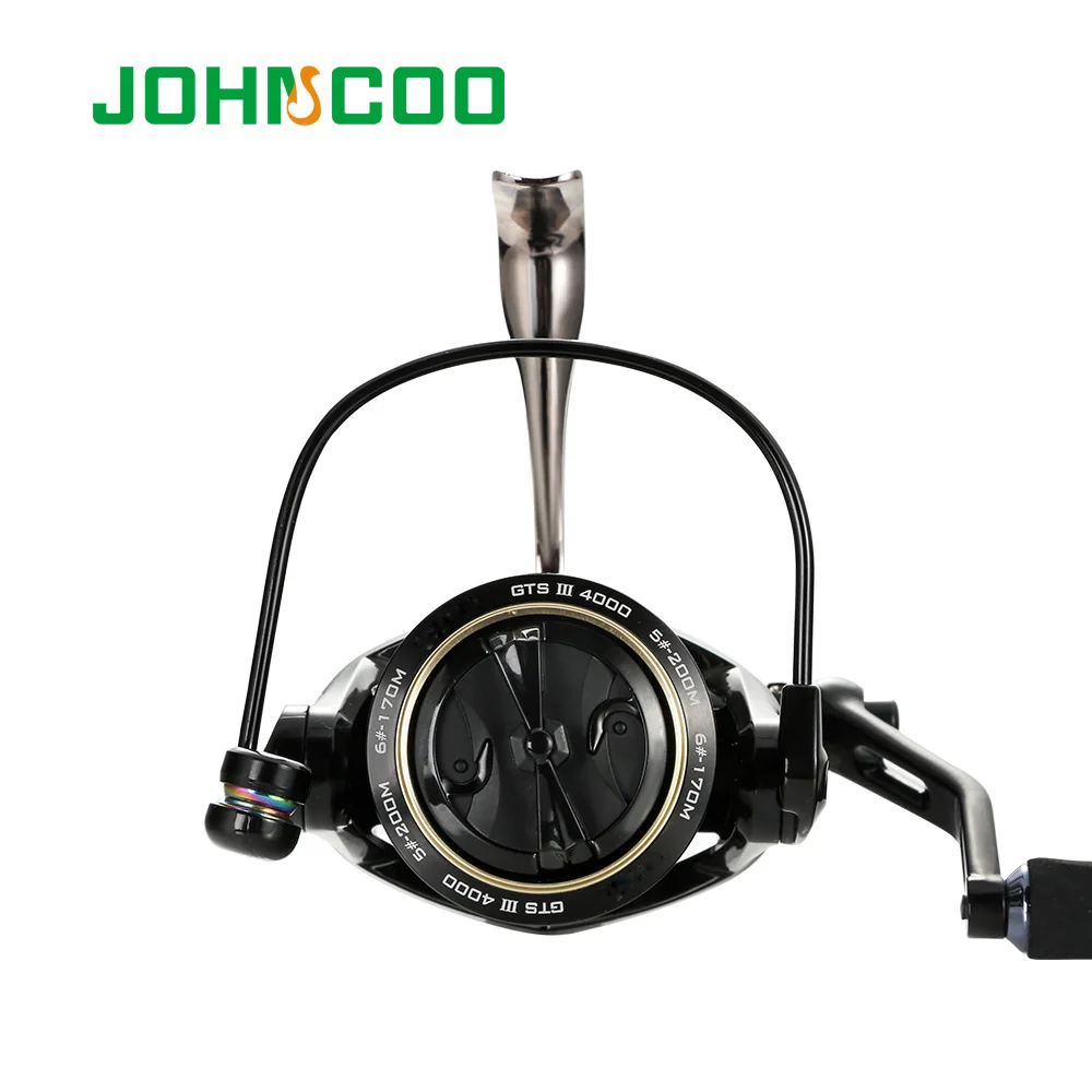 JOHNCOO спиннинговая катушка для морской рыбалки 15 20 кг Макс Drag 2000 6000 Размер 9BB