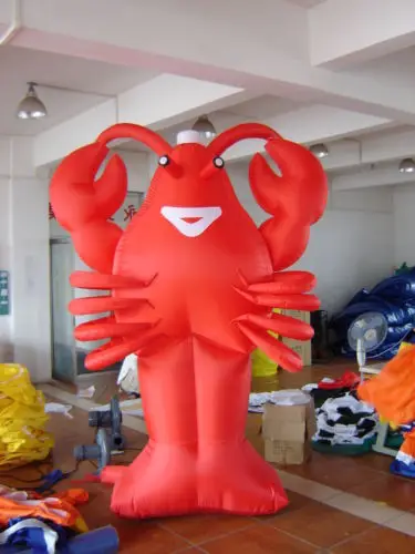 

20ft 6M Advertising Giant Inflatable Lobster Restaurant Promotion Free Blower