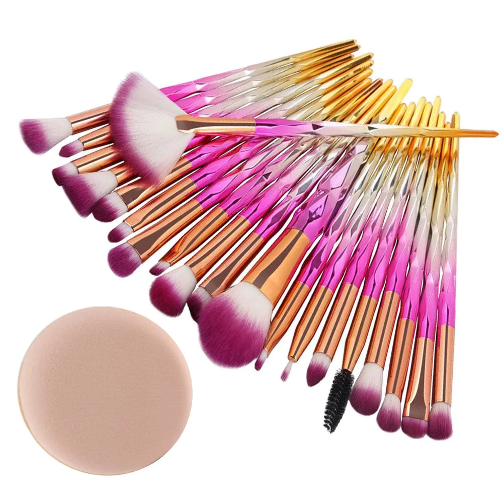 

MAANGE 20 Pcs Make Up Brushes Set Foundation Eyebrow Eyeliner Blush Cosmetic Concealer Makeup Tool кисти для макияжа L511