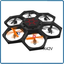 Besar X42 2.4G 6-axis UFO RC drone remote control rc Quadcopter 360 derajat rotasi rc terbang mainan ufo remote control drone mainan
