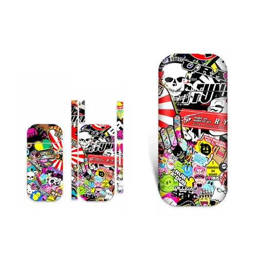 YSIQOS0193 Каратель защитная виниловая наклейка для IQOS 2,4 Plus 2,4 p Skins Съемная клейкая декоративная оберточная наклейка - Цвет: YSIQOS0193