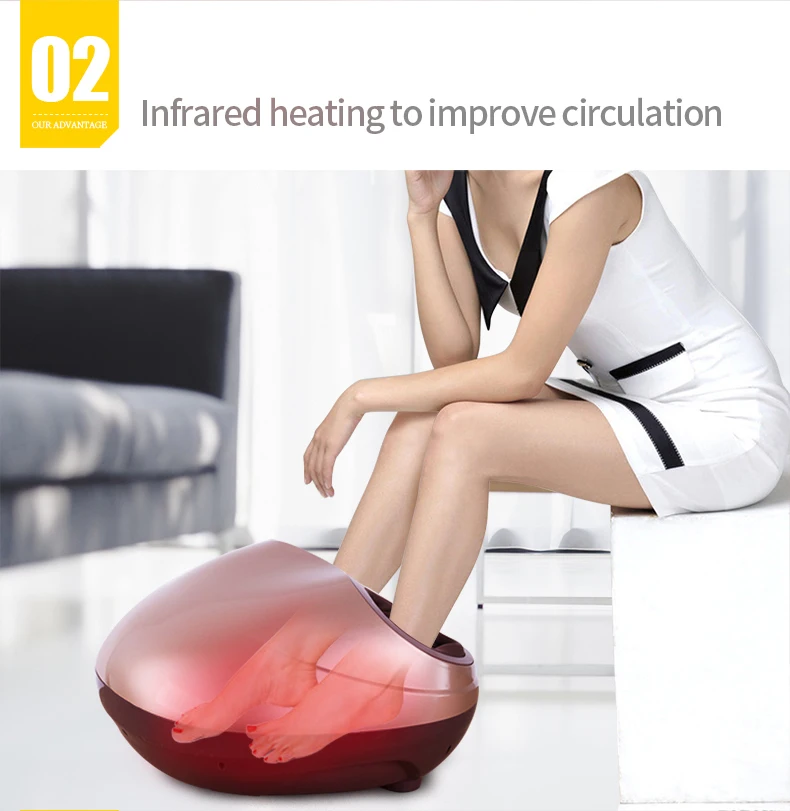 JinKaiRui Electric Health Care Antistress Muscle Release Therapy Rollers Shiatsu Gua Sha Heat Foot Massager Machine Device 05