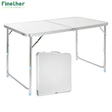 Finether портативный алюминиевый складной открытый стол Сверхлегкий регулируемый по высоте стол для столовой пикника кемпинга барбекю Вечерние