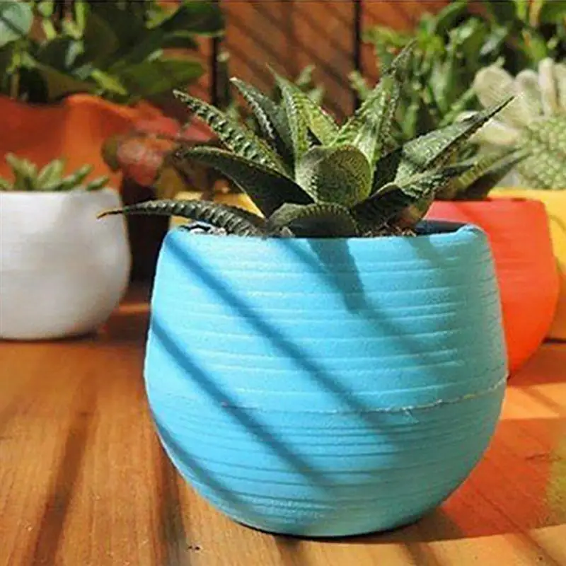 Суккуленты маленькие цветочные горшки Mini Stone Pill Pots модный цветок из эпоксидной смолы растений садовый инвентарь для Офис