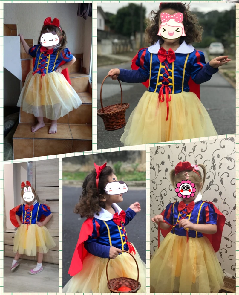 Снежная королева; Детские платья Анны для девочек; костюмы с накидкой; Карнавальная Одежда для девочек; детское зимнее платье принцессы Эльзы