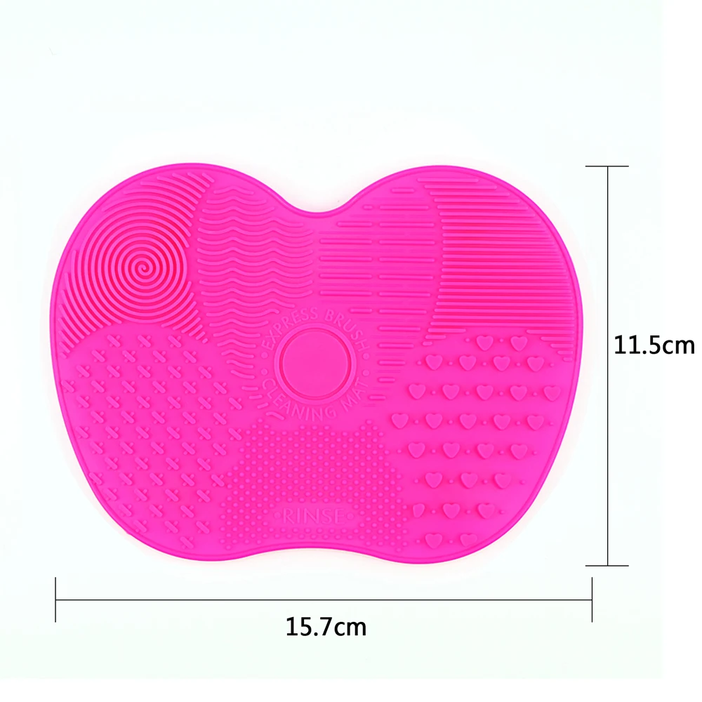 Силиконовый коврик для очистки кистей коврик для чистки макияжа коврик для мытья присоски скребок доска для макияжа Кисти для инструментов