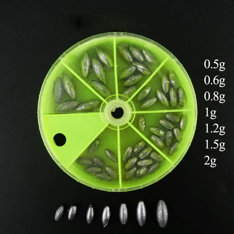 الرصاص ثقالة كيت جوفاء ثقالة مع مربع الكارب ملحقات صيد سمك 0.5g 0.6g 0.8g 1g 1.2g 1.5g 2g X032 الرصاص ثقالة كيت جوفاء ثقالة مع مربع الكارب ملحقات صيد سمك 0.5g 0.6g 0.8g 1g 1.2g 1.5g 2g X032