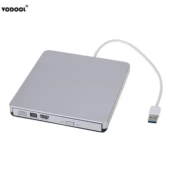 

New USB 3.0 Slim External CD-RW DVD+-RW DVD-RAM Burner Drive Writer For Laptop PC Wholesale