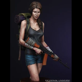 

1:12 Resin Figure Bust Model Single Female Warrior X181