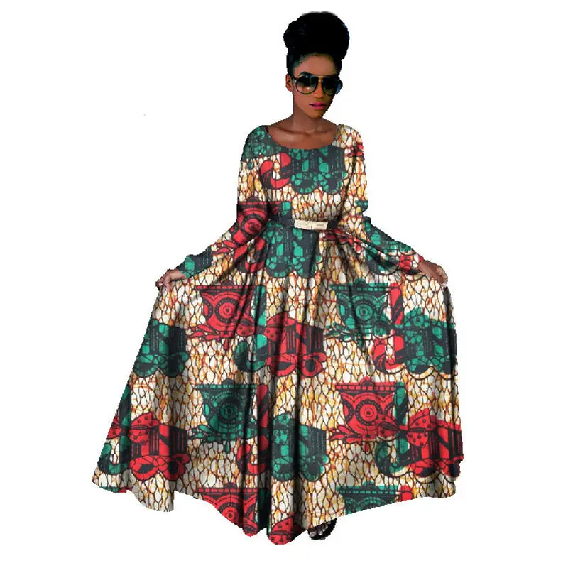 New-Fashion-2018-African-Dresses-for-Women-Vestidos-Long-Sleeve-Women-African-Clothing-African-Wax-Printed(6)