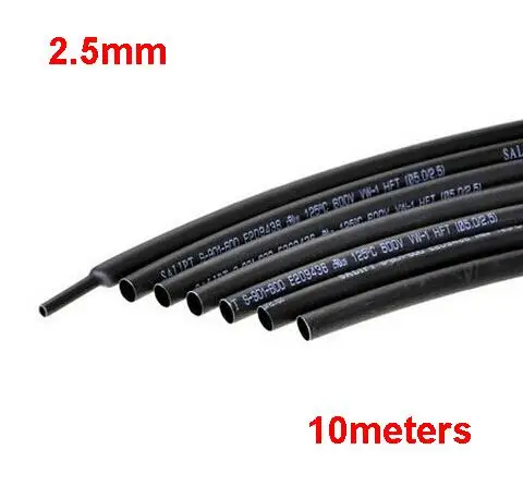 10 meters 3.5mm diameter 2:1 heat shrinkable tube wire shrink cable sleeve