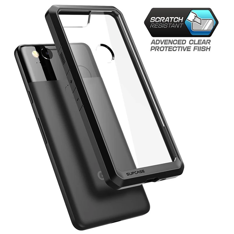 SUPCASE For Google Pixel 2 Case 5 inch (2017 Release) UB Series Premium Hybrid TPU Bumper + PC Clear Back Protective Cover |
