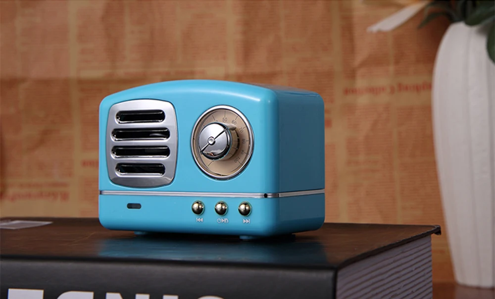 HM11 Retro Bluetooth Speaker Vintage Wireless Stereo Speaker Mini Outdoor Altavoz With Mic AUX Portable Handsfree Car Mp3 Player (14)