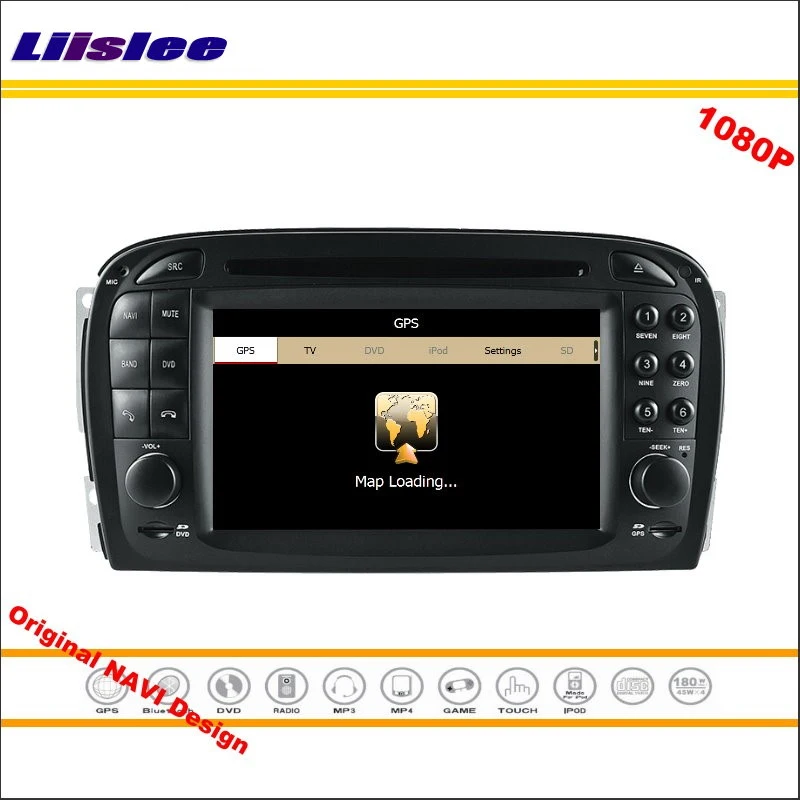 Clearance Liislee For Mercedes Benz SL R230 2001~2004 Stereo Radio CD DVD Player GPS Navigation 1080P HD Screen System Original NAV Design 1 Clearance Liislee For Mercedes Benz SL R230 2001~2004 Stereo Radio CD DVD Player GPS Navigation 1080P HD Screen System Original NAV Design 1
