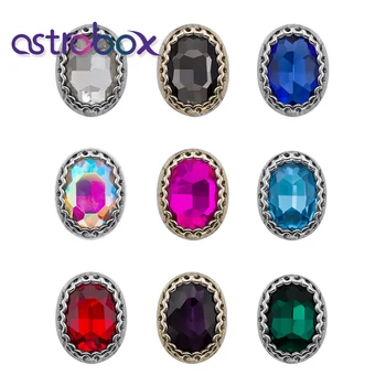 

Noble Sewing Glass Crystal Rhinestones with Nest Claw Setting Golden Sew on Strass Copper Claw Handcraft for DIY Jewelry Making