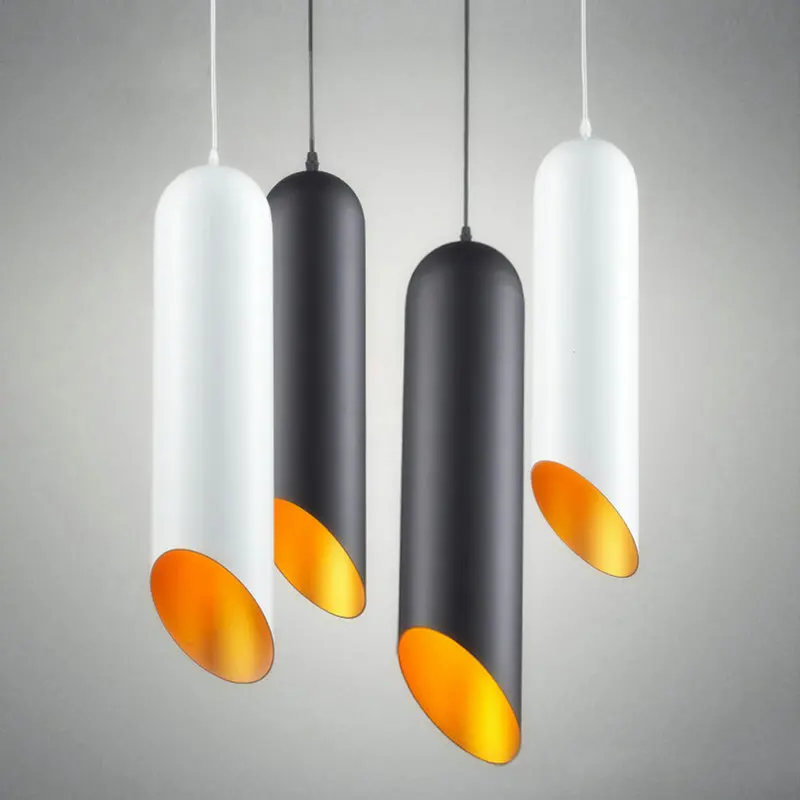 

Artpad Modern Minimalism Long Pendant Light White Black Aluminium LED Living Room Bar Hotel Restaurant Kitchen Pendant Lights