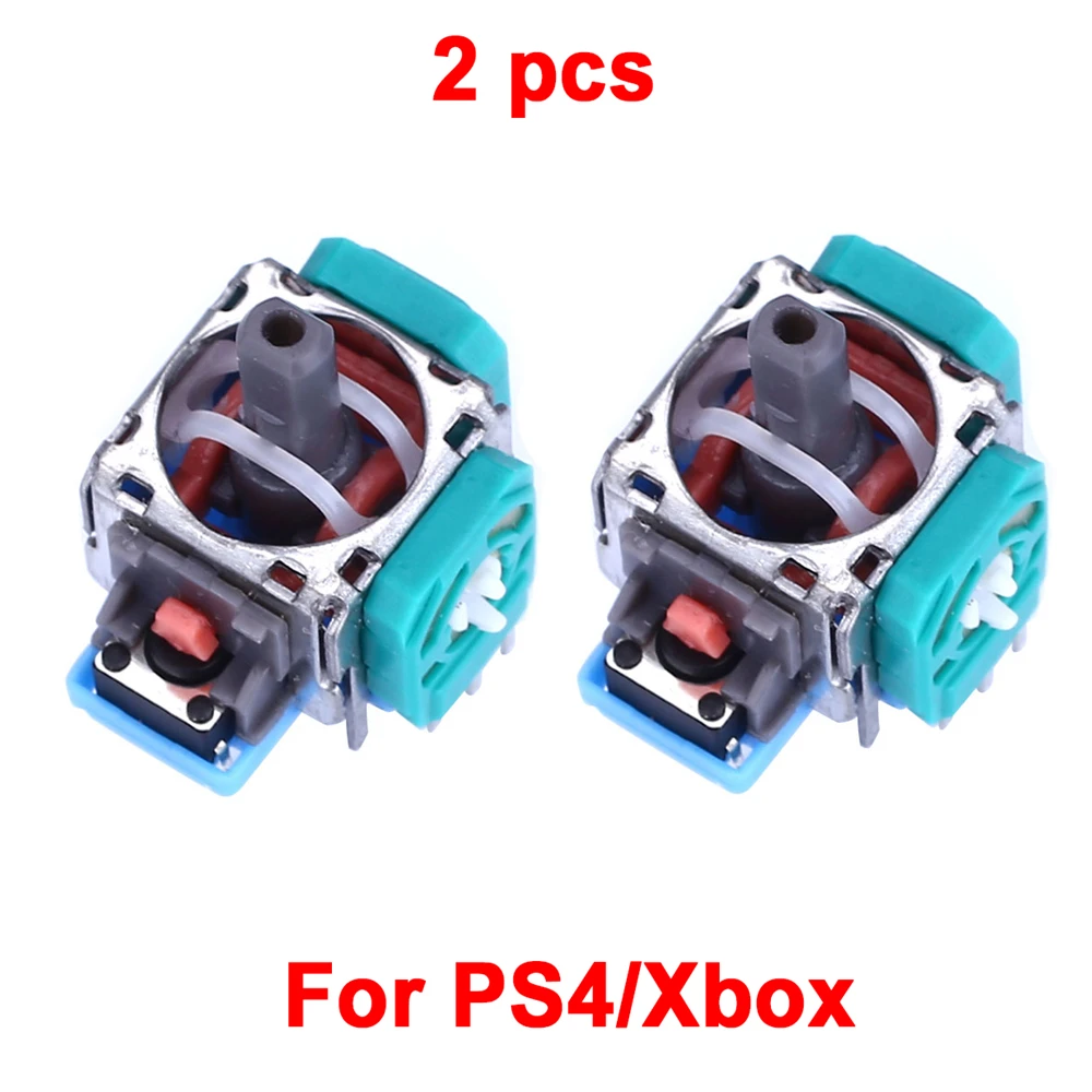 

2Pcs New Replacement 3D Analog Stick Sensor Module Thumb Stick for PS4 Gamepad Dualshock 4 Xbox Repair One Wireless Controller
